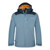 Trollkids Bergen Regenjacke Kinder - Stahlblau/Schwarz/Mango
