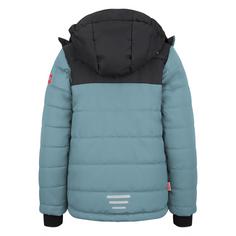 Rückansicht von Trollkids Hemsedal Winterjacke Kinder Stahlblau/Schwarz