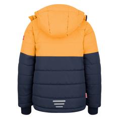 Rückansicht von Trollkids Hemsedal Winterjacke Kinder Mango/Marine