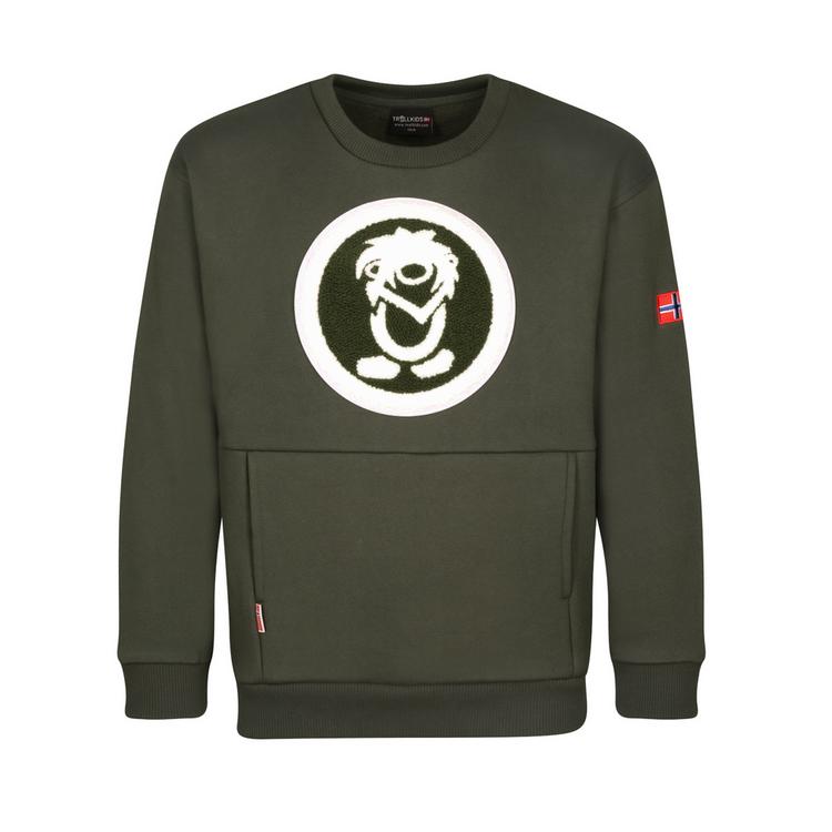 Trollkids Trollkids Trolltunga Funktionssweatshirt Kinder - Efeugr&uuml;n - 0 | SportScheck