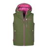 Trollkids Narvik XT Outdoorweste Kinder - Dunkle Olive/Hellmagenta