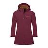 Trollkids Kirkenes Funktionsjacke M&auml;dchen - Burgunderrot/Karamell-Braun
