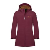 Trollkids Kirkenes Funktionsjacke M&auml;dchen - Burgunderrot/Karamell-Braun