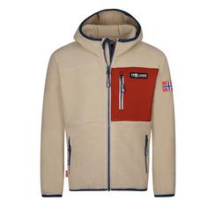 Trollkids Aurlandsfjord Fleecejacke Kinder Wüstensand/Mystik Blau/Rostrot