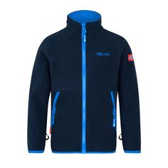 Trollkids Storfjord Fleecejacke Kinder Marine/Mediumblau