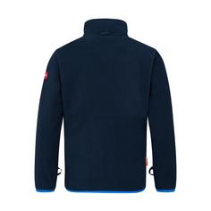 Rückansicht von Trollkids Storfjord Fleecejacke Kinder Marine/Mediumblau