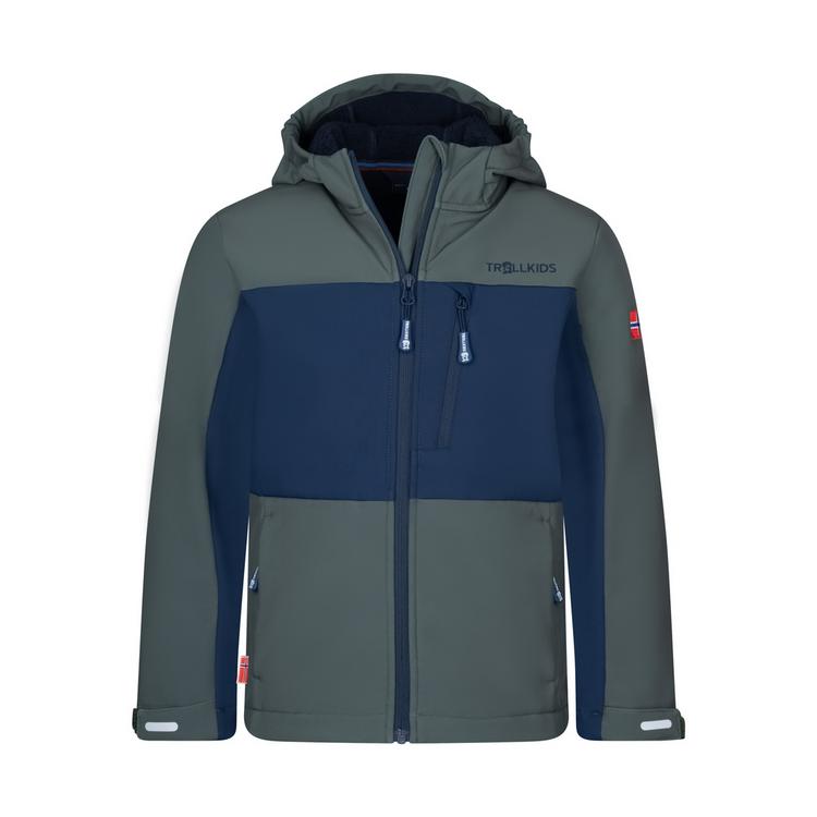 Trollkids Trollkids Bergsfjord Softshelljacke Kinder - Efeugr&uuml;n/Marine - 0 | SportScheck