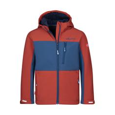 Trollkids Bergsfjord Softshelljacke Kinder Rostrot/Mystik Blau