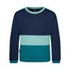 Trollkids Verdal Sweatshirt M&auml;dchen - Marine/Teal-Blau/Wasserblau