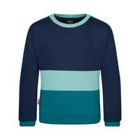 Trollkids Verdal Sweatshirt M&auml;dchen - Marine/Teal-Blau/Wasserblau