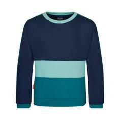 Trollkids Verdal Sweatshirt Kinder Marine/Teal-Blau/Wasserblau