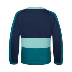 Rückansicht von Trollkids Verdal Sweatshirt Kinder Marine/Teal-Blau/Wasserblau