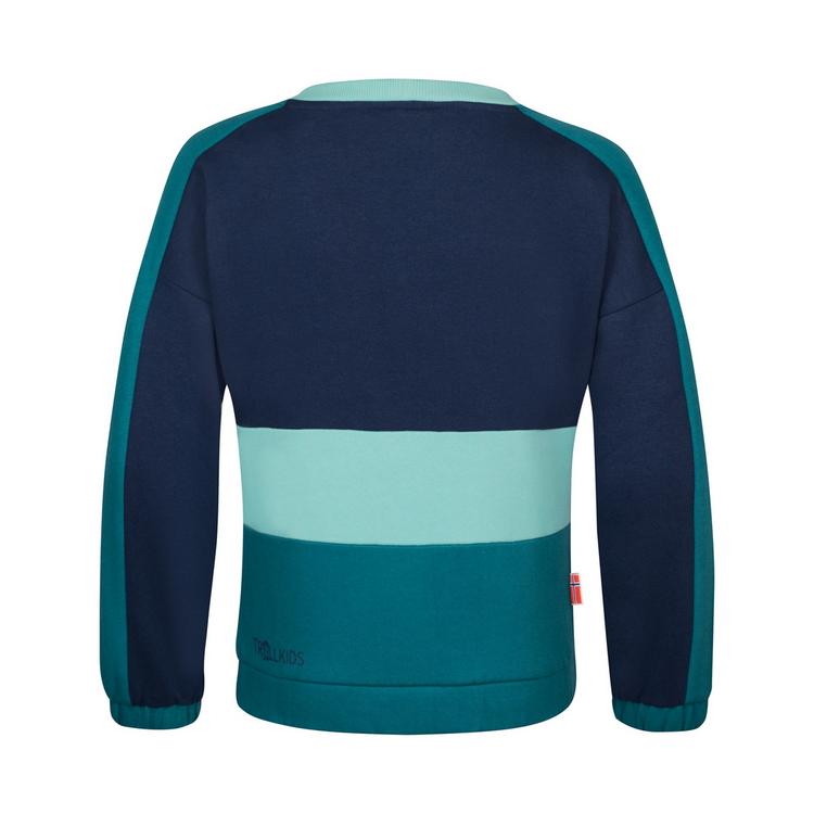Trollkids Trollkids Verdal Sweatshirt M&auml;dchen - Marine/Teal-Blau/Wasserblau - 0 | SportScheck