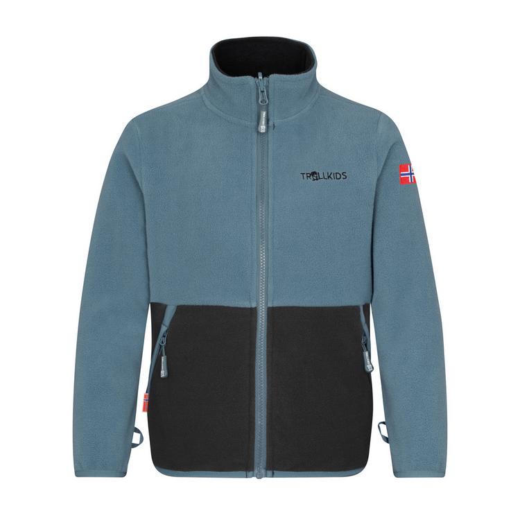 Trollkids Trollkids Storfjord Fleecejacke Kinder - Stahlblau/Schwarz - 0 | SportScheck