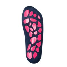 Rückansicht von Trollkids Anti Slip Socks Wandersocken Kinder Marine/Magenta