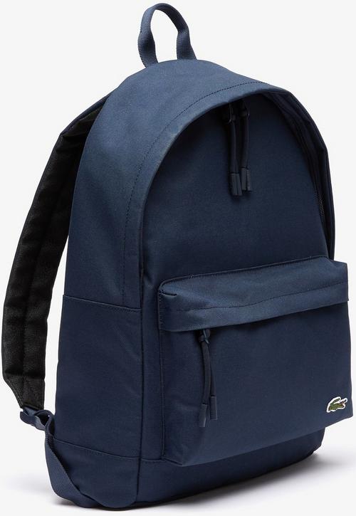 Rückansicht von Lacoste Rucksack Taschen Daypack Dunkelblau