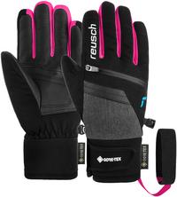 Reusch Travis GORE-TEX Junior Handschuh Kinder - 7771 blck/blck melang/pink glo
