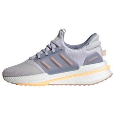 adidas X_PLRBOOST Schuh Sneaker Damen Silver Dawn / Acid Orange / Dash Grey