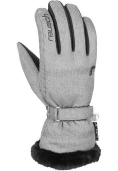 Rückansicht von Reusch Luna R-TEX XT Skihandschuhe 6674 grey melange / black