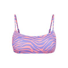 VENICE BEACH Bustier-Bikini-Top Bikini Oberteil Damen violett-koralle