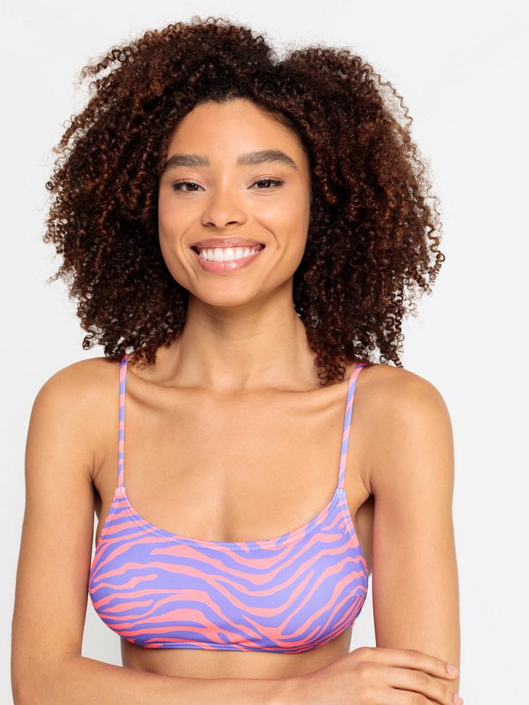 VENICE BEACH VENICE BEACH Bustier-Bikini-Top Bikini Oberteil Damen - violett-koralle - 1 | SportScheck