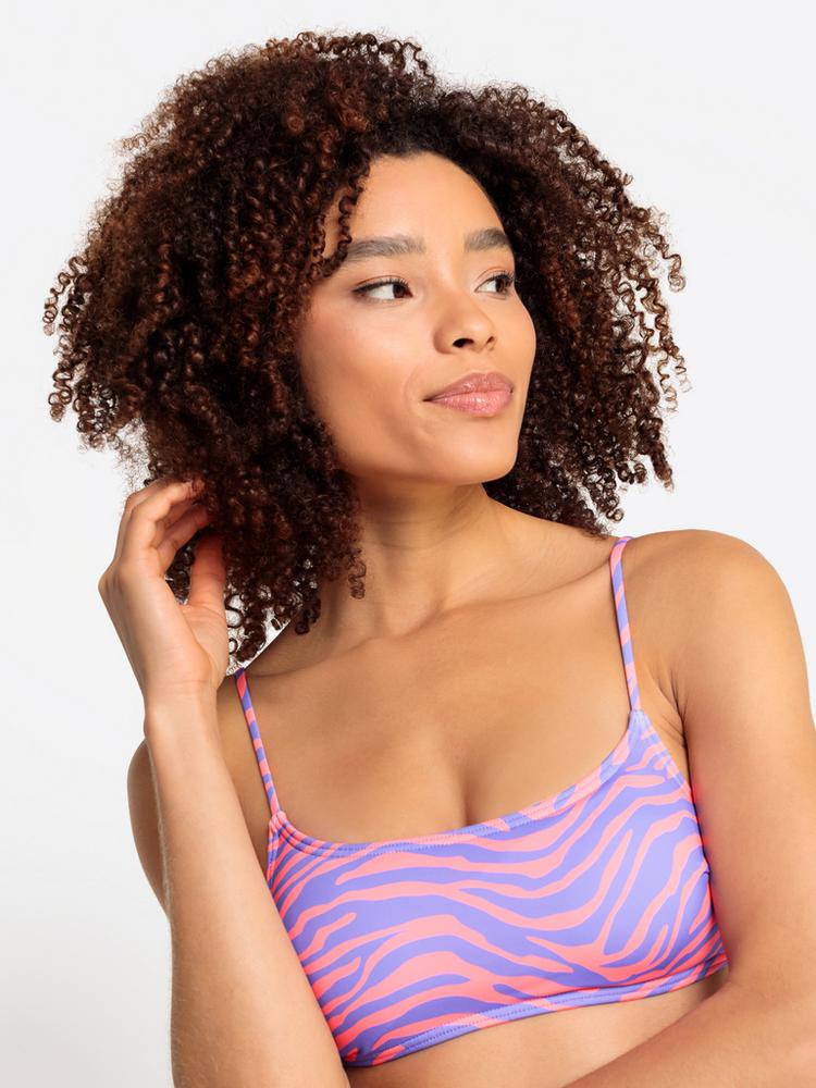 VENICE BEACH VENICE BEACH Bustier-Bikini-Top Bikini Oberteil Damen - violett-koralle - 4 | SportScheck