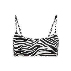 VENICE BEACH Bustier-Bikini-Top Bikini Oberteil Damen schwarz-weiß