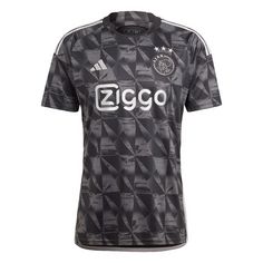adidas Ajax 23/24 Ausweichtrikot Fußballtrikot Herren Black