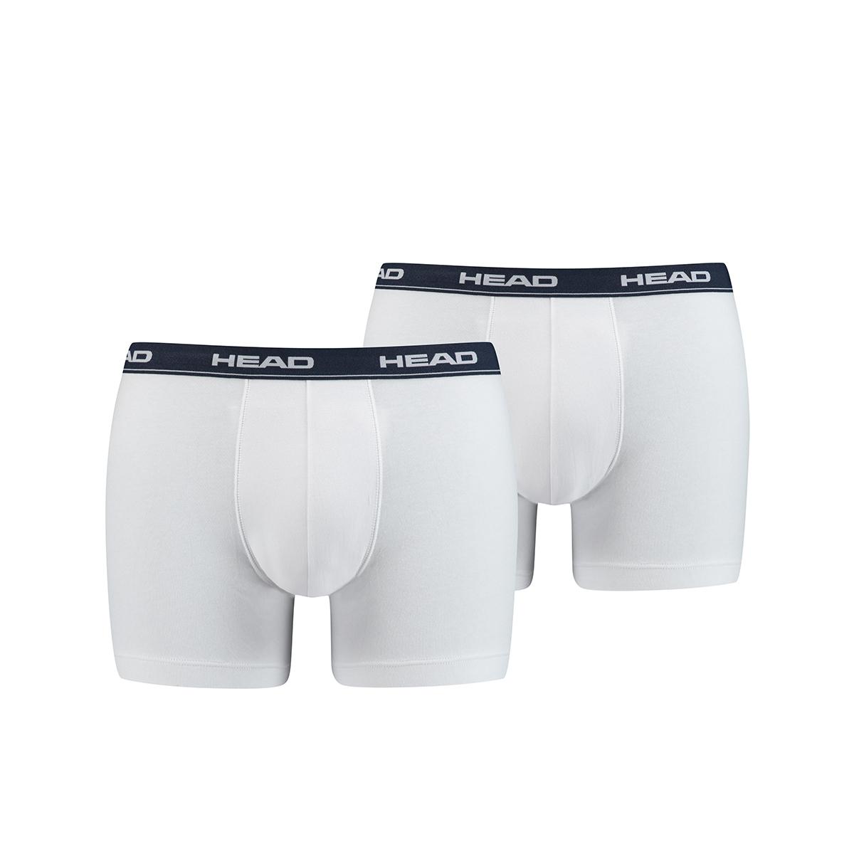 HEAD Herren Boxershorts 4er Pack – Schwarz, Elastischer Bund, Aus Baumwolle, Größe XL