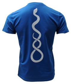 Rückansicht von YOGISTAR T-Shirt Herren dunkel blau
