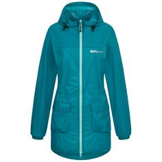 DEPROC active LYNN WOMEN Regenjacke Damen petrol