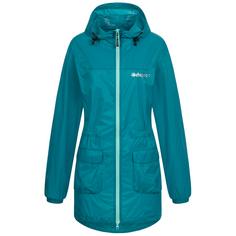 DEPROC active LYNN WOMEN Regenjacke Damen petrol