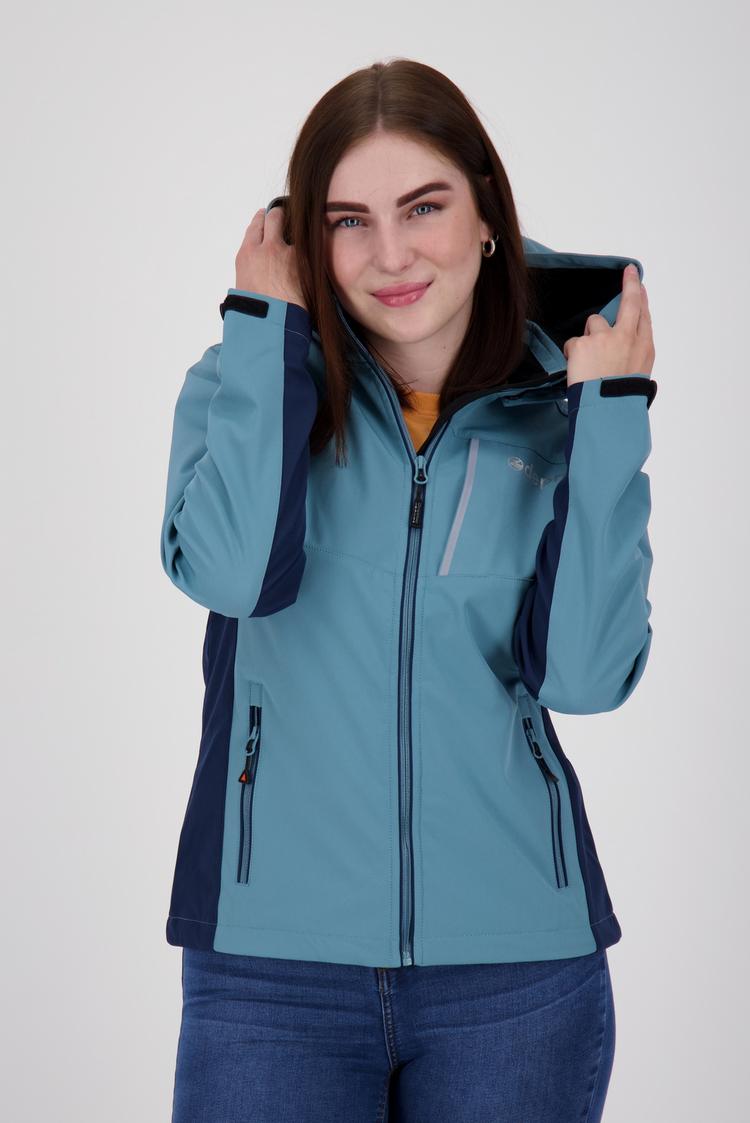 DEPROC active DEPROC active NUNAVUT Softshelljacke Damen - smoke - 2 | SportScheck