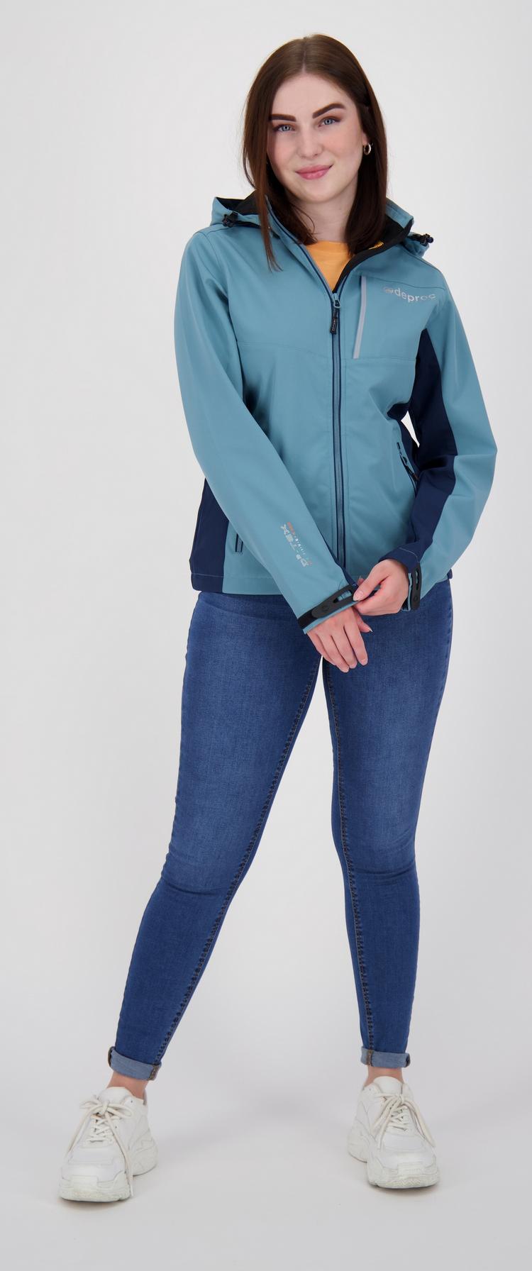DEPROC active DEPROC active NUNAVUT Softshelljacke Damen - smoke - 7 | SportScheck
