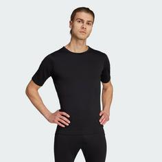 Rückansicht von adidas XPERIOR MERINO 200 BASELAYER T-SHIRT Funktionsshirt Herren Black