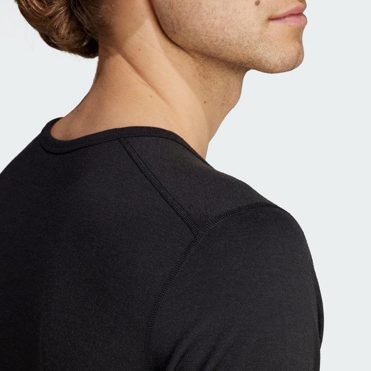 adidas adidas XPERIOR MERINO 200 BASELAYER T-SHIRT Funktionsshirt Herren - Black - 1 | SportScheck