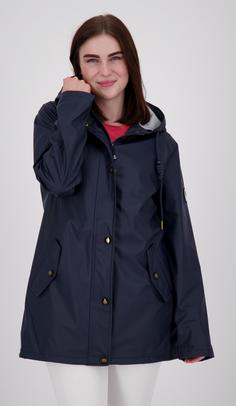 Rückansicht von ANKERGLUT ANKERGLUTHIMMEL Regenjacke Damen navy