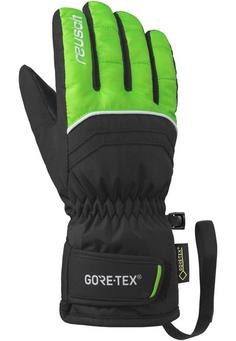 Rückansicht von Reusch GORE-TEX Tommy GORE-TEX Junior Skihandschuhe 528 neon green / black