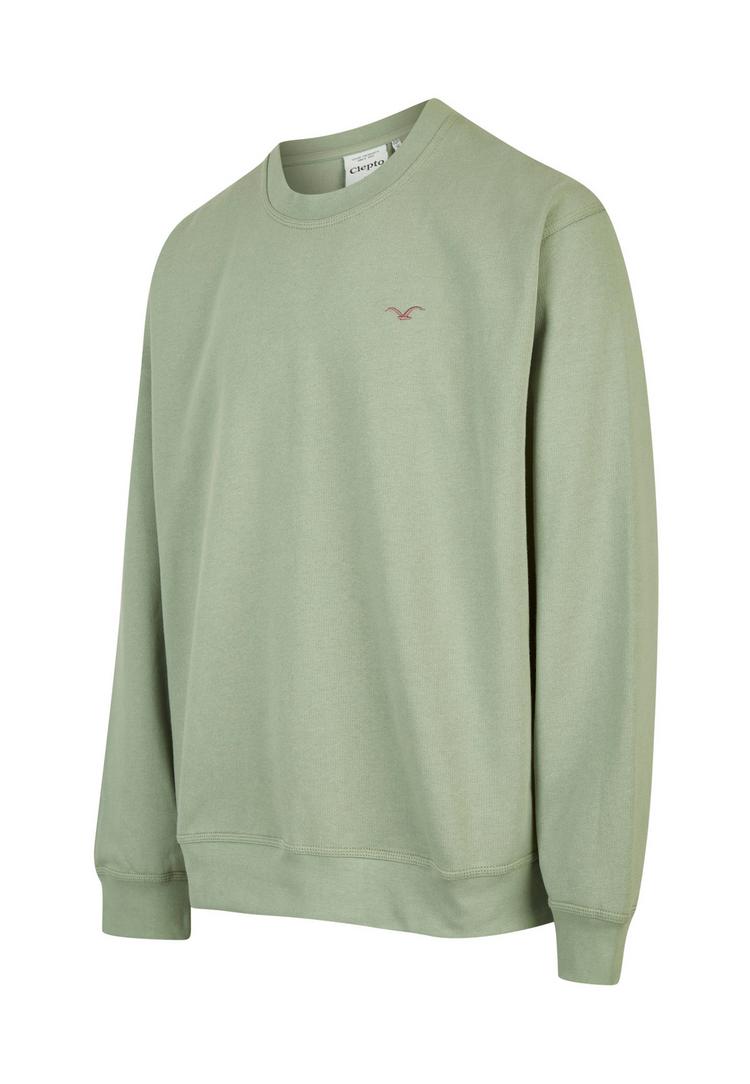Cleptomanicx Cleptomanicx Ligull Boxy Sweatshirt Herren - Ice Green - 0 | SportScheck