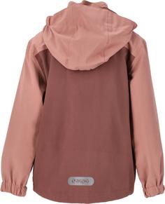 Rückansicht von ZigZag Bloomer Funktionsjacke Kinder 5127 Marron