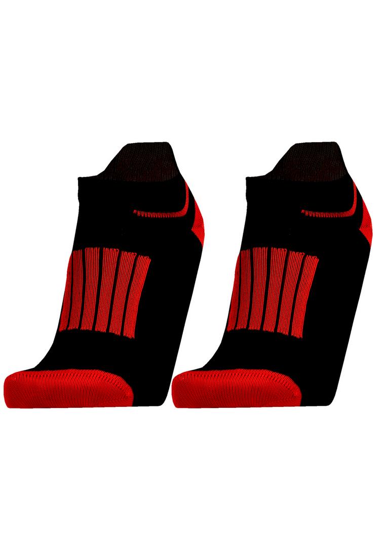 UphillSport UphillSport FRONT LOW 2er Pack Socken - Black, red - 0 | SportScheck