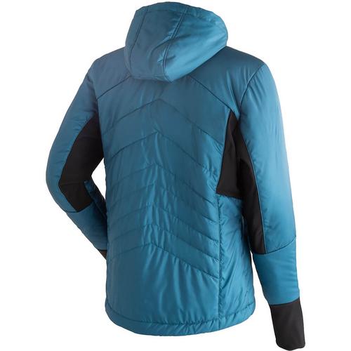 Rückansicht von Maier Sports Sirkos Wool Fleecejacke Herren Indigo