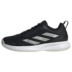 adidas Avaflash Low Tennisschuh Sneaker Damen Core Black / Silver Metallic / Cloud White