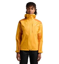 Rückansicht von Haglöfs GORE-TEX L.I.M Rugged GTX Jacket Hardshelljacke Damen Sunny Yellow/Desert Yellow