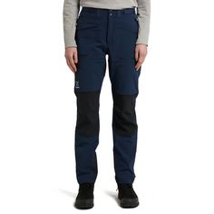 Rückansicht von Haglöfs Rugged Standard Pant Trekkinghose Damen Tarn Blue/True Black