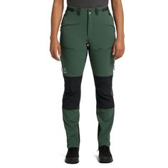 Rückansicht von Haglöfs Rugged Standard Pant Trekkinghose Damen Fjell Green/True Black