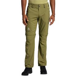 Rückansicht von Haglöfs Lite Standard Zip-Off Pant Trekkinghose Herren Olive Green