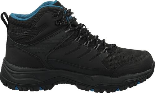 Rückansicht von Skechers Wanderschuhe Boots Herren Schwarz