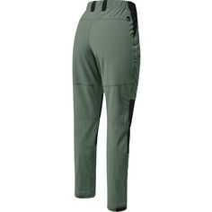 Rückansicht von Haglöfs Mid Standard Pant Trekkinghose Damen Fjell Green/True Black
