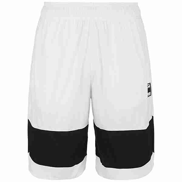 PUMA Ultimate Basketball-Shorts Herren weiß / schwarz
